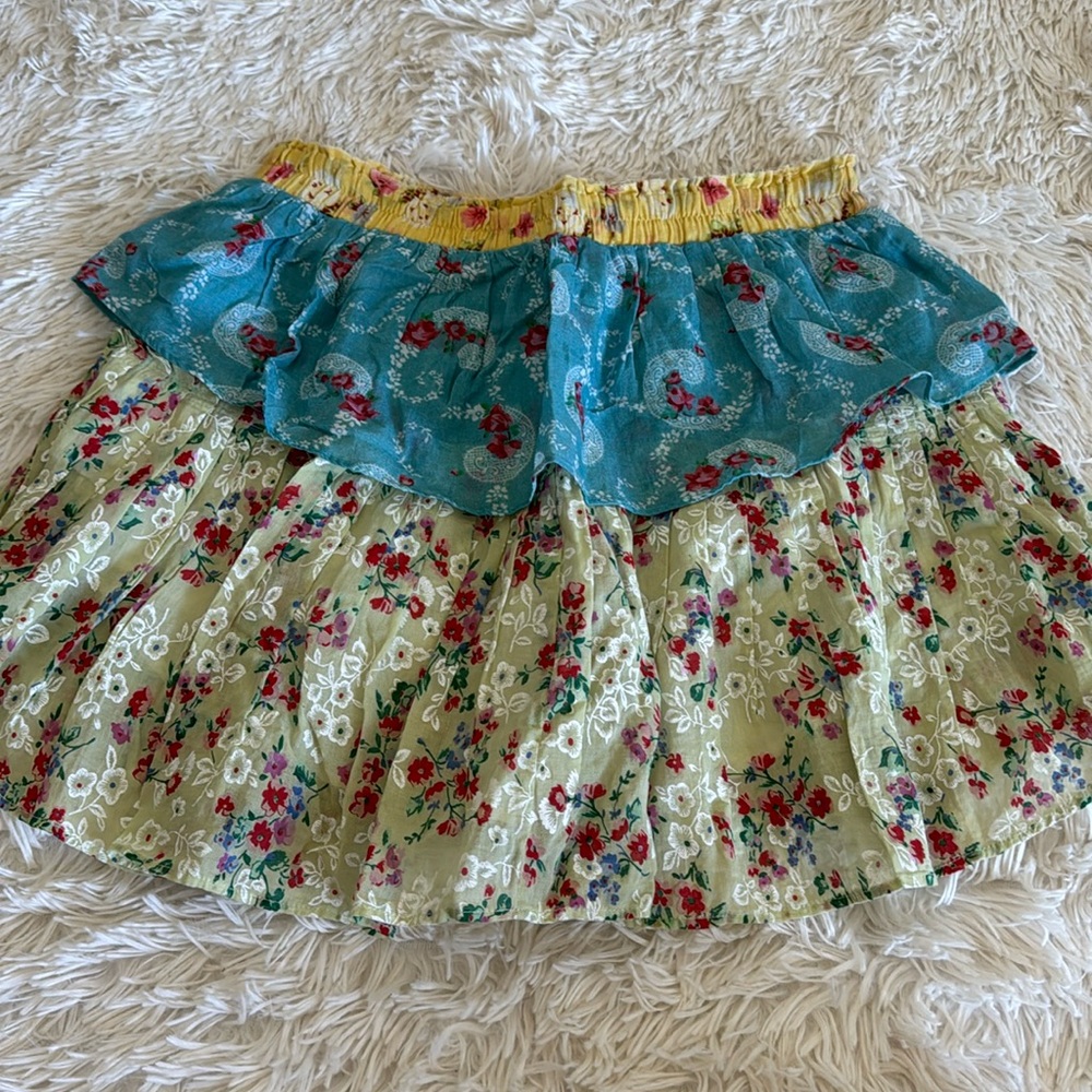 LoveShackFancy Ruffle Mini Skirt - Picture 2 of 4